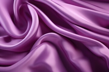 Obraz premium Closeup of rippled one color silk fabric Whole background Abstract background, AI generated