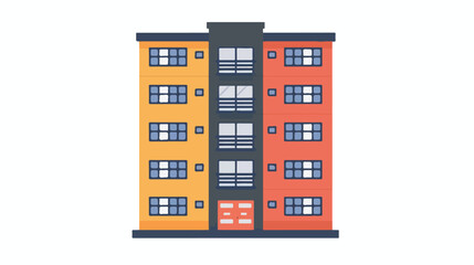 Apartment glyph flat vector icon  flat vector isolated
