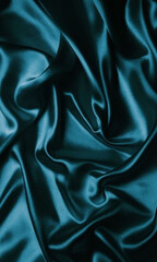 dark blue silk fabric
