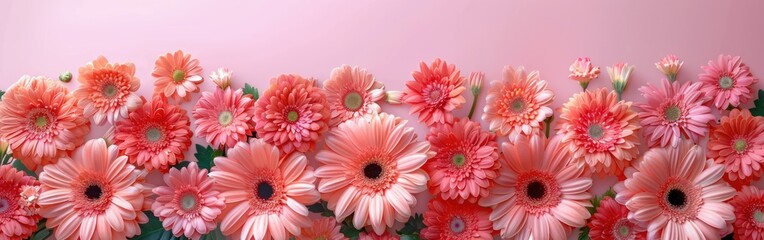 Coral and Lava Gerbera Greeting Card: Celebrate Women's Day, Mother's Day, Valentine's Day or Birthday with Vibrant Flair