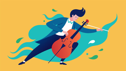 With each stroke of the bow on their cello the musicians movements become more fluid and effortless. They have entered a flow state where their