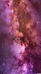 Vibrant cosmic nebula with stars