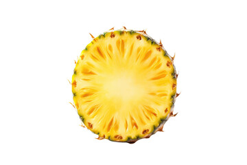 The Sweet Divide: A Slice of Natures Bounty. On a Clear PNG or White Background.
