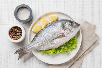 Fresh dorado fish, ready to cook