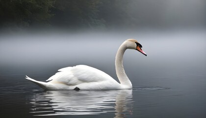 Fototapeta premium swan on the lake