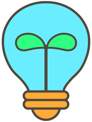 World Earth Day doodle Cute ecology lifestyle and nature protection save energy