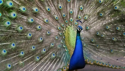 Fototapeta premium peacock with feathers