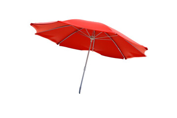 Red Umbrella on a Pole
