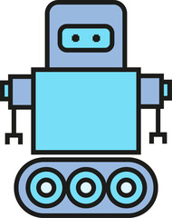 Cartoon Robot Character