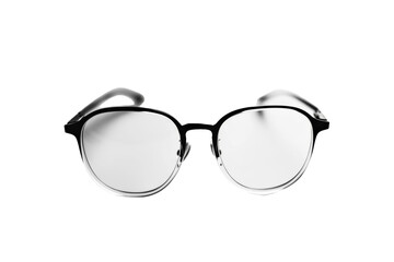 A Pair of Glasses on White Surface