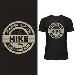 vintage custom hiking vector design for tshirt