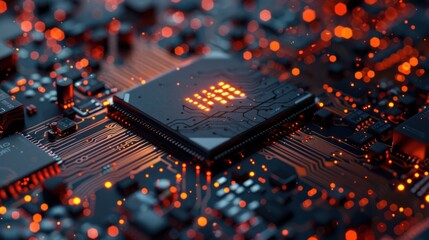 Shot of Corridor in Working Data Center Full of Rack Servers and Supercomputers with High Internet Visualisation Projection.