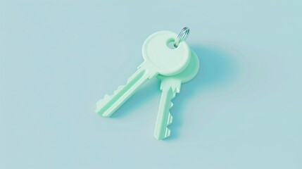 a set of keys on a ring