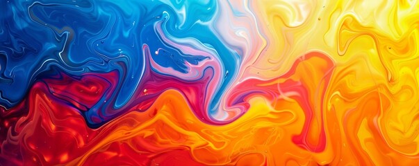 Colorful abstract liquid pattern
