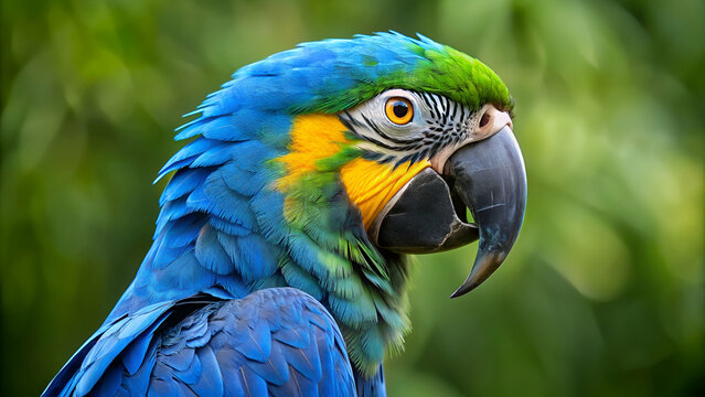 The blue headed macaw