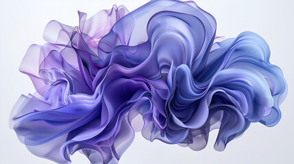 An ethereal blend of violet and lavender gray abstract, generative Aicxti