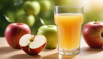 Fresh apple juice 