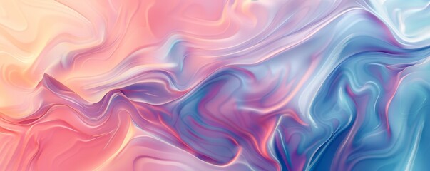 Fototapeta premium Abstract colorful liquid waves background