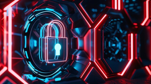 a close up of a lock