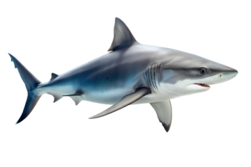 Shark on white backgroundShark on transparent background