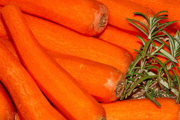 Geschälte Karotten