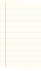 Lined Notebook Paper