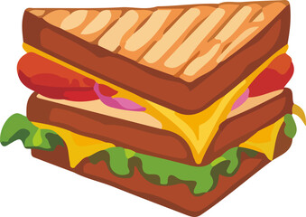 sandwich illustration
