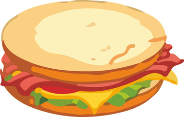 sandwich illustration