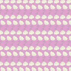 SPRING FLOWERS BOTANICAL DESIGN PATTERN TEXTURE BACKGROUND WALLART