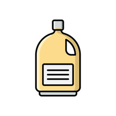 Color Line Hygiene Products vector icon