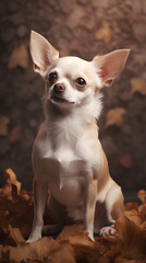 Chihuahua dog photography poster mobile phone vertical background
