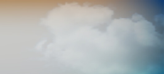 Fototapeta na wymiar Modern colorful gradient background with clouds