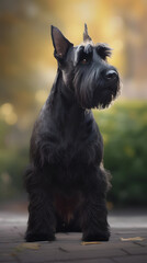 Scottish Terrier dog photography poster mobile phone vertical background