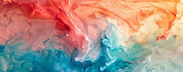 Abstract swirl of colors - obrazy, fototapety, plakaty