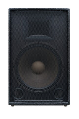 Speaker sound isolate. Sound music system hi-fi. Audio stereo bass monitor