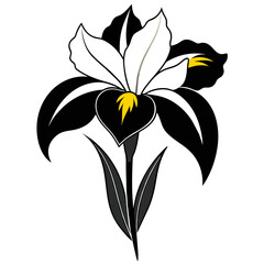 Iris Flower Vector Art Captivating Designs for Your Projects