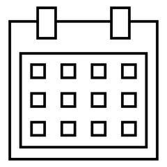 calendar line icon