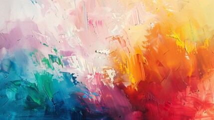Colorful abstract painting - obrazy, fototapety, plakaty