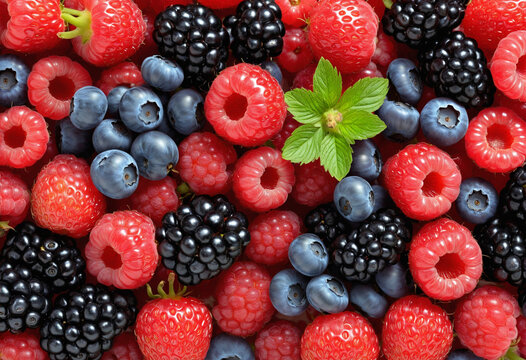 berries colorful background
