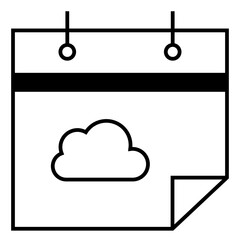 calendar black fill icon