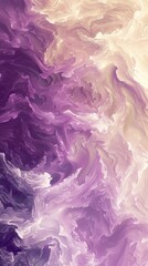 Abstract purple and cream marbled texture