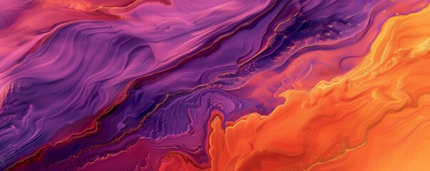 Obraz premium Abstract fluid art with vibrant colors