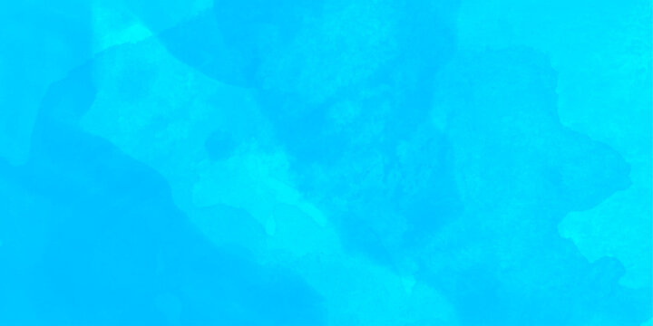 Sky blue backdrop surface aquarelle painted messy painting splash paint.water splash vivid textured,liquid color watercolor on.splatter splashes cosmic background grain surface.
