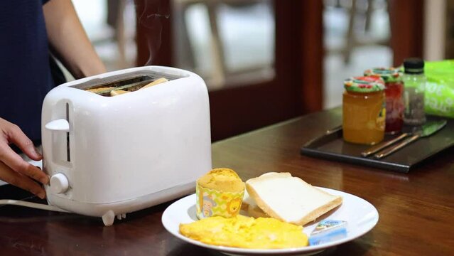 Toaster and Breakfast Preparation