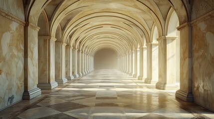 Fototapeta premium Islamic Architecture Design, Generative AI
