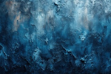 Abstract dark blue grunge wall concrete texture, Seamless Blue grunge texture vintage background