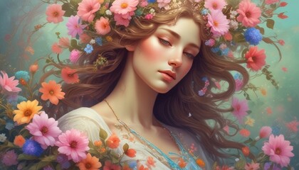 Dazzling Blossoms Emblazoned in Beauty