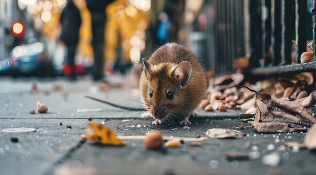 Rats in the park image.