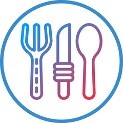 Vector Design Cutlery Icon Style