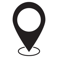 Location icon, Map pointer icon, GPS location, Landmark icon, pointer icon, flat Location vector illustration - obrazy, fototapety, plakaty